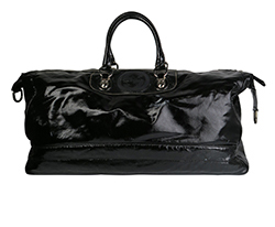 GG Duffle Travel Bag,Patent,Black,181526.493492,1
